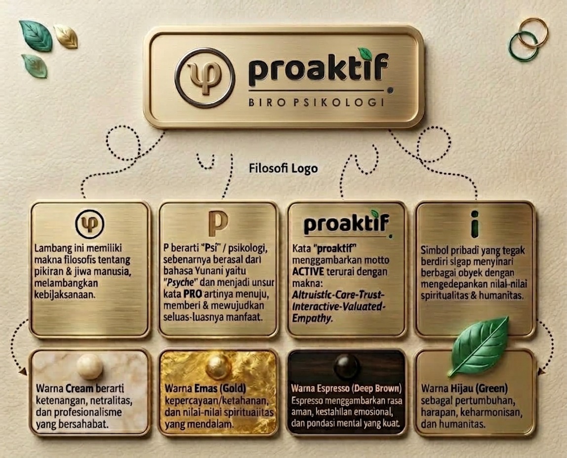 Infografis Filosofi Logo Proaktif Consultant