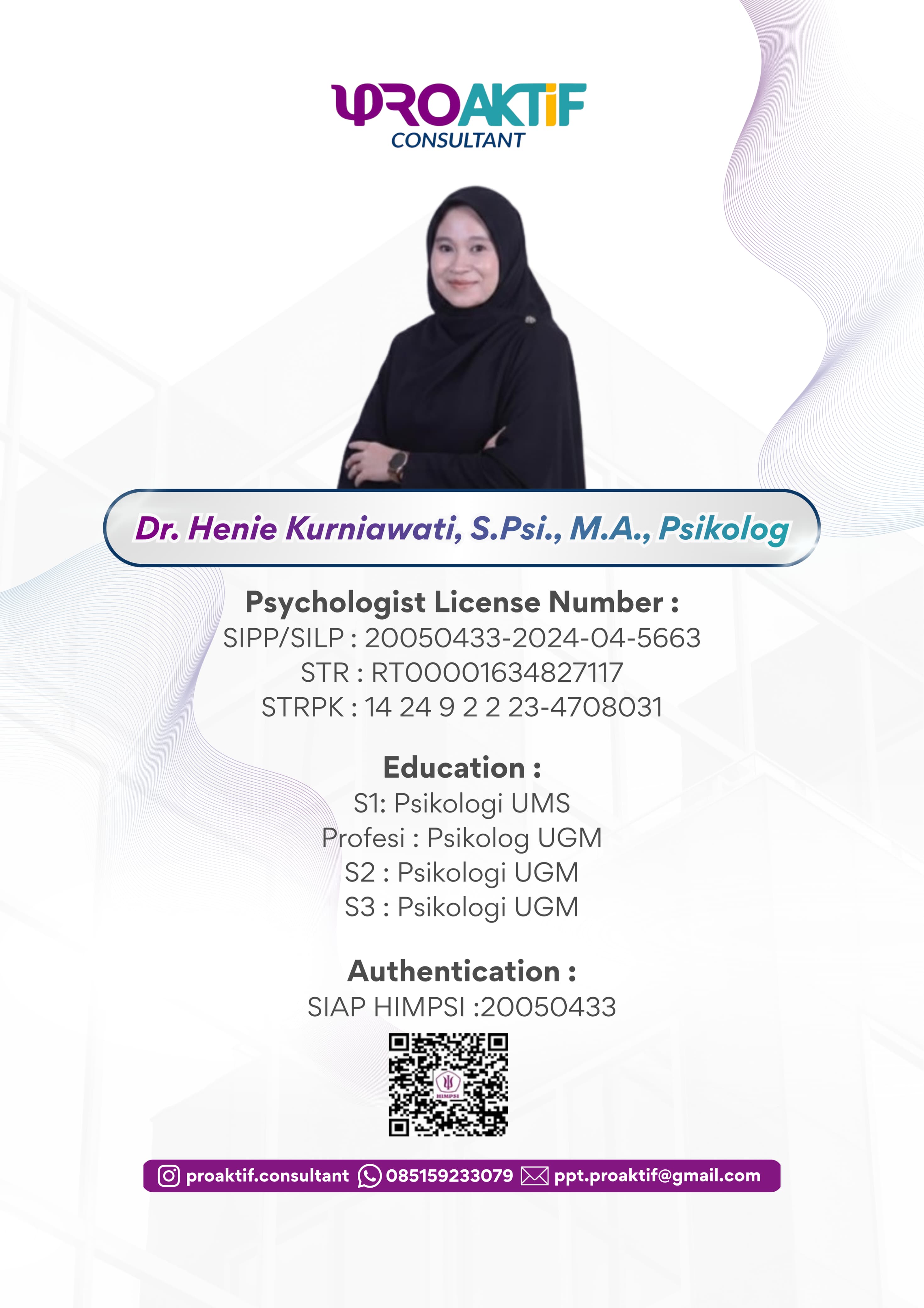 Dr. Henie Kurniawati